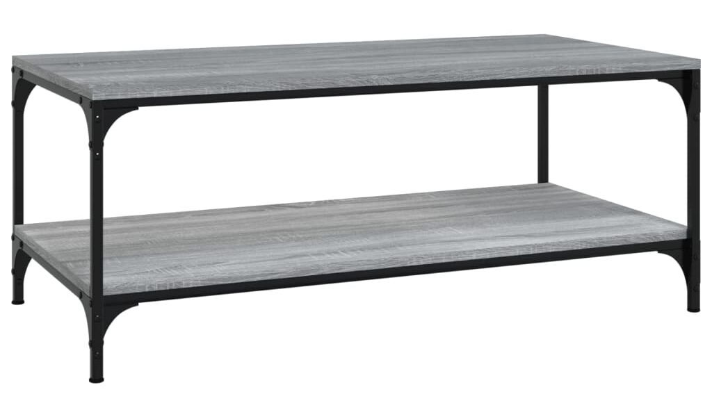 vidaXL Konferenčný stolík sivý sonoma 80x50x40 spracované drevo