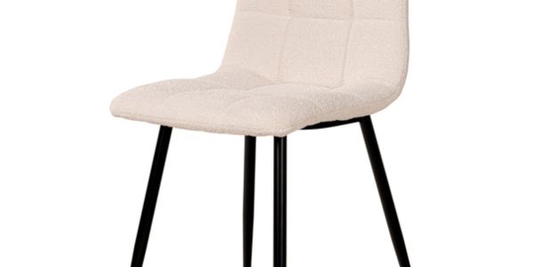 Sconto Jedálenská stolička MADDILFORT 3 biela/čierna