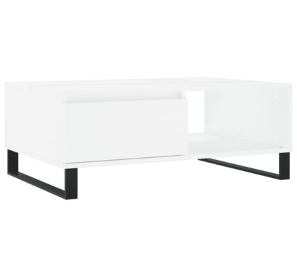vidaXL Konferenčný stolík biely 90x60x35 cm kompozitné drevo