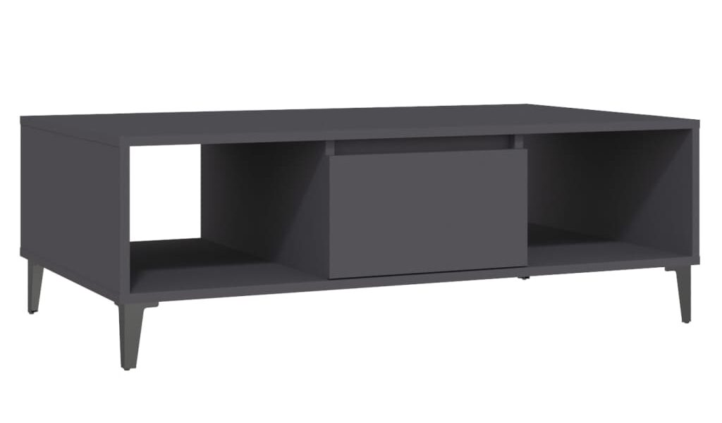vidaXL Konferenčný stolík, sivý 103,5x60x35 cm, kompozitné drevo