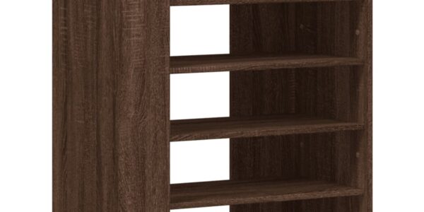 vidaXL Botník hnedý dub 74,5×37,5×100 cm kompozitné drevo
