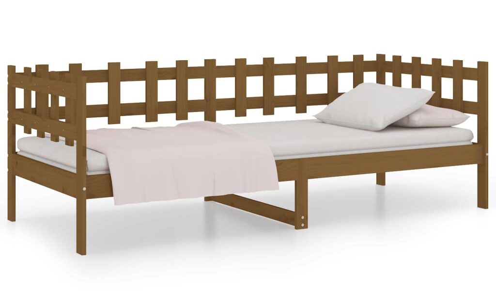 vidaXL Denná posteľ medovo hnedá 80×200 cm borovicový masív
