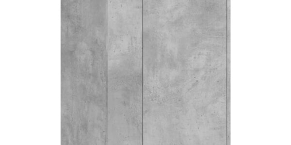 vidaXL Botník betónovo sivý 52×37,5×100 cm kompozitné drevo