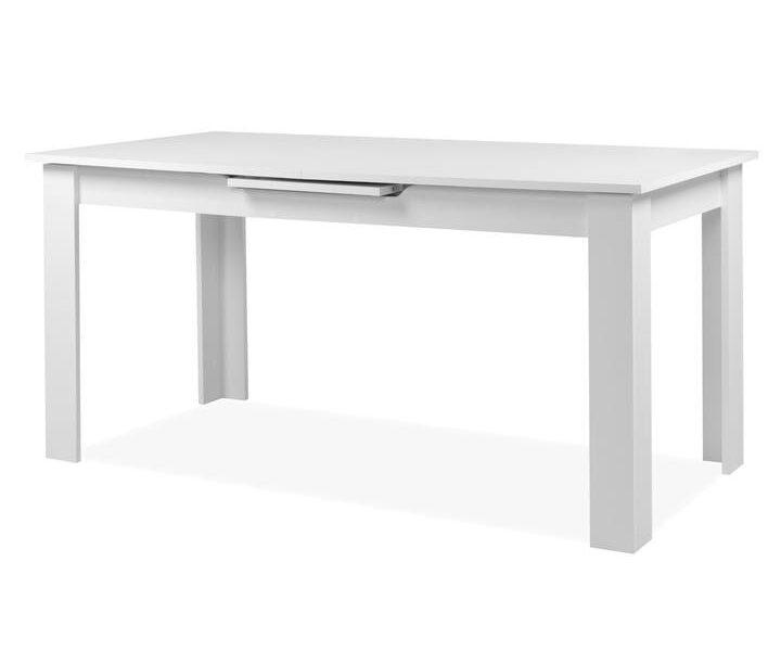 Sconto Jedálenský stôl BAUCIS 90A biela, šírka 160 cm