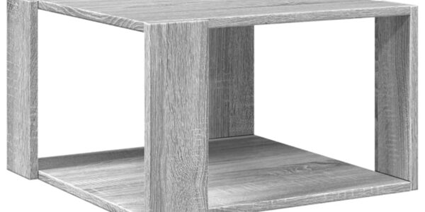 vidaXL Konferenčný stolík sivý sonoma 51,5×51,5×30 kompozitné drevo