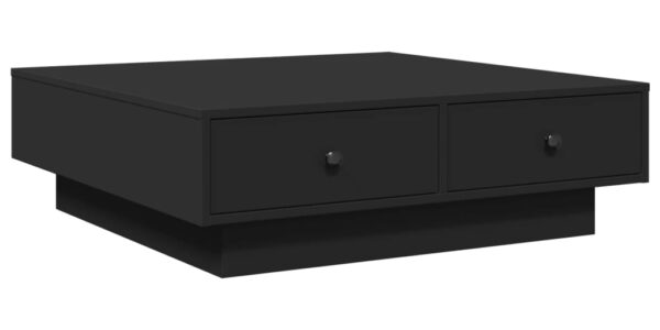 vidaXL Konferenčný stolík čierny 90x90x28 cm drevotrieska