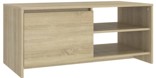 vidaXL Konferenčný stolík dub sonoma 102x50x45 cm spracované drevo