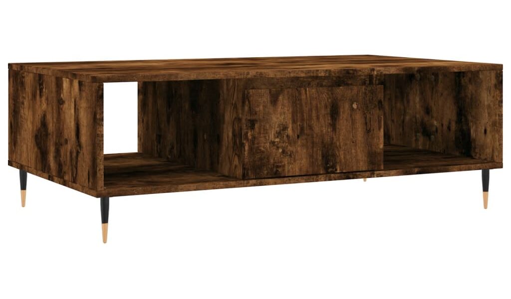 vidaXL Konferenčný stolík dymový dub 104x60x35 cm kompozitné drevo