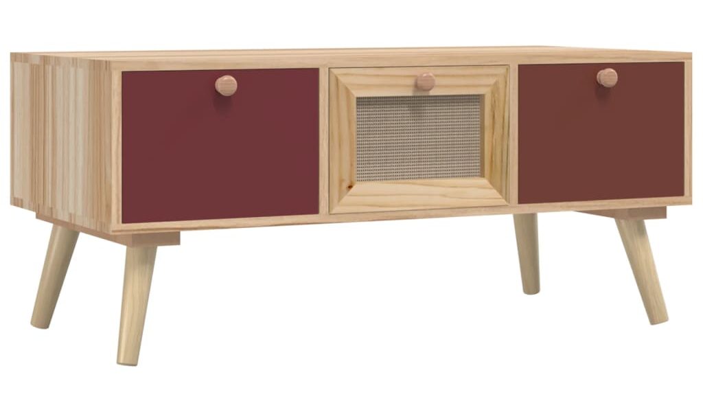 vidaXL Konferenčný stolík so zásuvkami 80x40x35,5 cm kompozitné drevo
