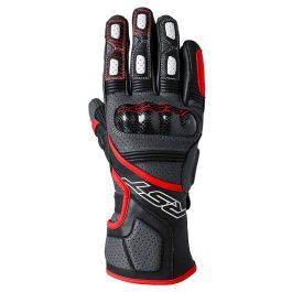 RST Fulcrum Handschuhe Grau Rot Schwarz Größe 8