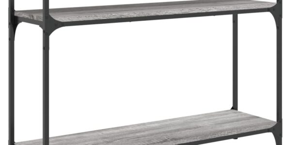 vidaXL Konzolový stolík sivý sonoma 100x29x75 cm kompozitné drevo