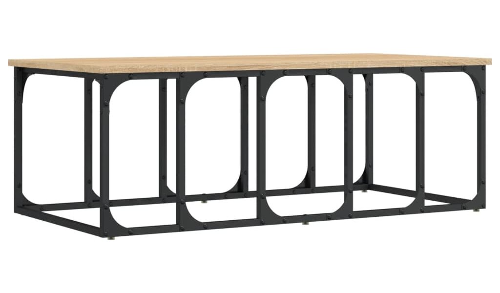 vidaXL Konferenčný stolík dub sonoma 100x50x35,5 cm kompozitné drevo