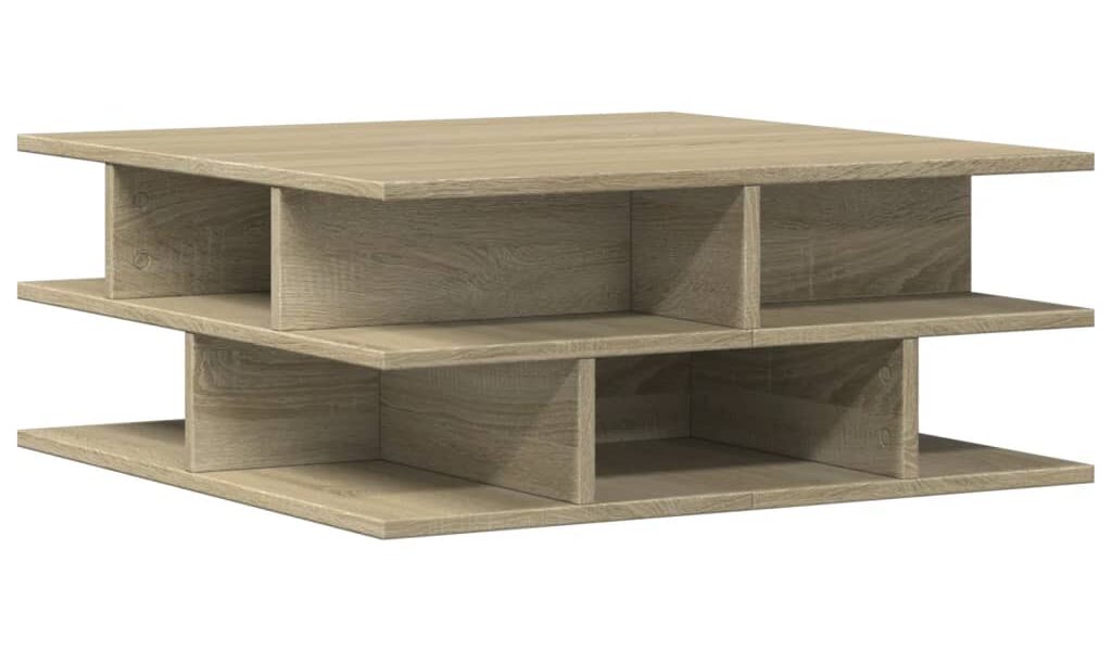 vidaXL Konferenčný stolík dub sonoma 70x70x29 cm kompozitné drevo