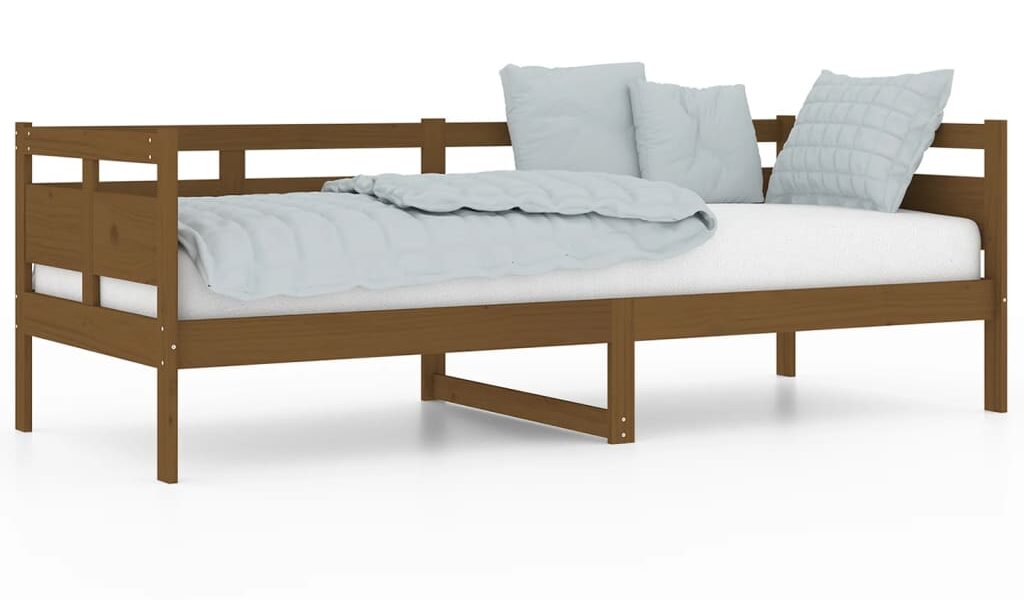 vidaXL Denná posteľ medovohnedá masívna borovica 80×200 cm