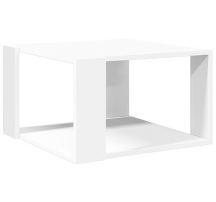 vidaXL Konferenčný stolík biely 51,5×51,5×30 cm kompozitné drevo