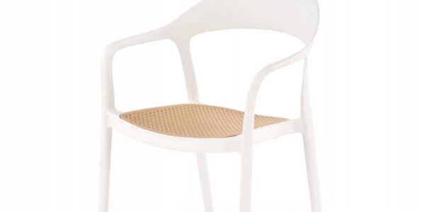 Stohovateľná stolička K530 Biela