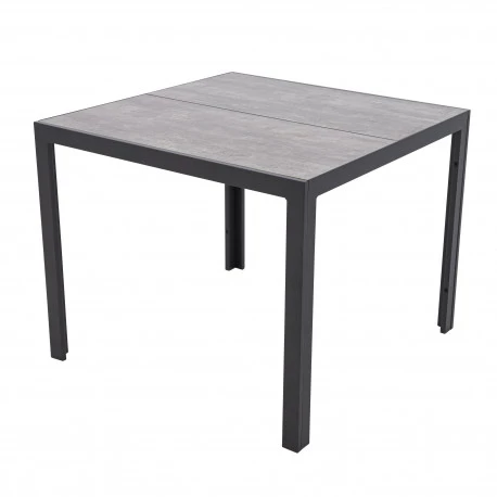 Doppler BERGAMO – hliníkový záhradný stôl 90x90x74 cm – Rozbalený tovar(N415)