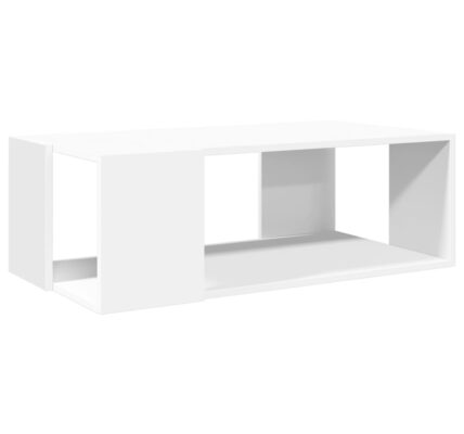 vidaXL Konferenčný stolík biely 89,5x48x30 cm kompozitné drevo