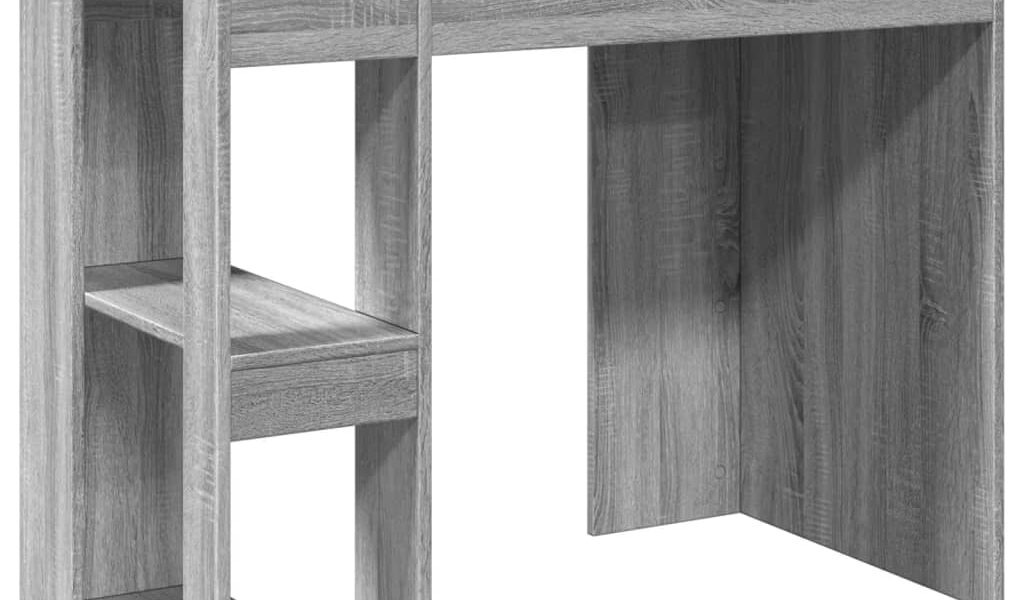 vidaXL Kancelársky stôl sivý sonoma 103,5×56,5×94 cm kompozitné drevo