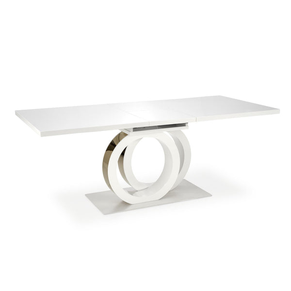 Jedálenský stôl Haraldo rozkladacia 160-200×76,5×90 cm (biela)