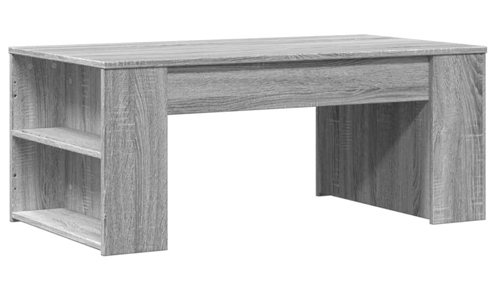 vidaXL Konferenčný stolík sivý dub sonoma 102x55x42cm kompozitné drevo