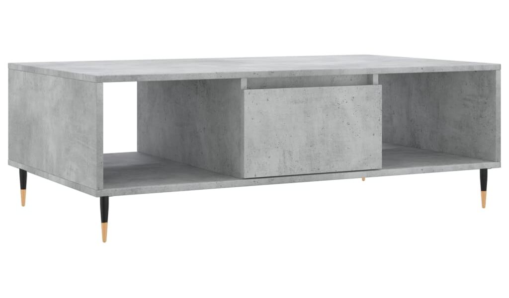 vidaXL Konferenčný stolík betónovo-sivý 104x60x35 cm kompozitné drevo