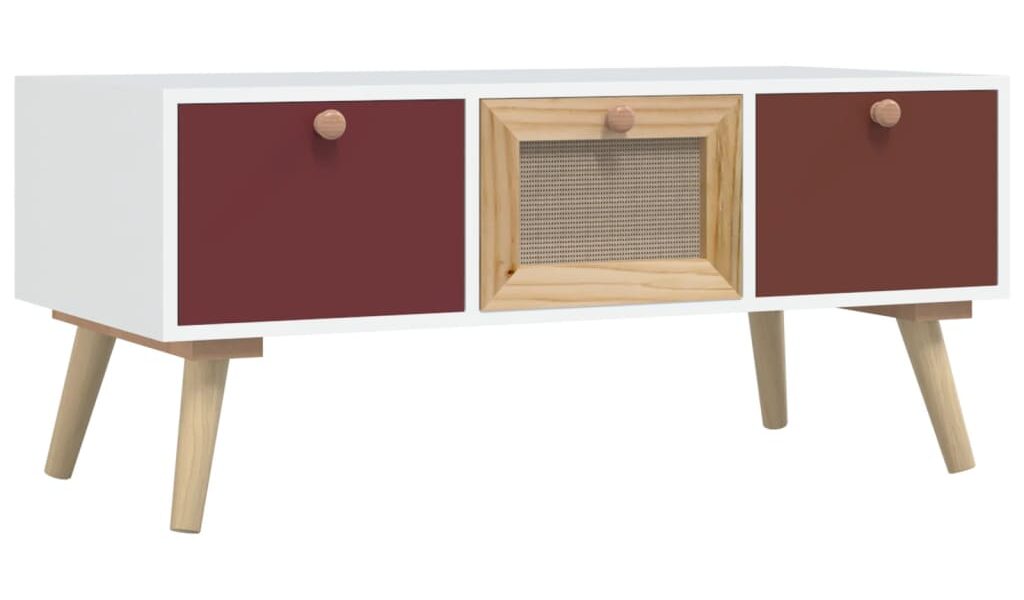 vidaXL Konferenčný stolík so zásuvkami 80x40x35,5 cm kompozitné drevo