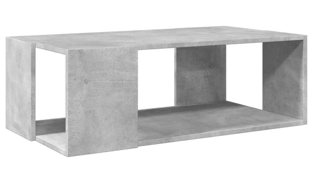 vidaXL Konferenčný stolík betónovosivý 89,5x48x30 cm kompozitné drevo