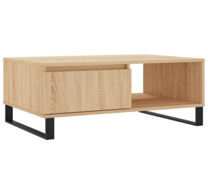 vidaXL Konferenčný stolík dub sonoma 90x60x35 cm kompozitné drevo