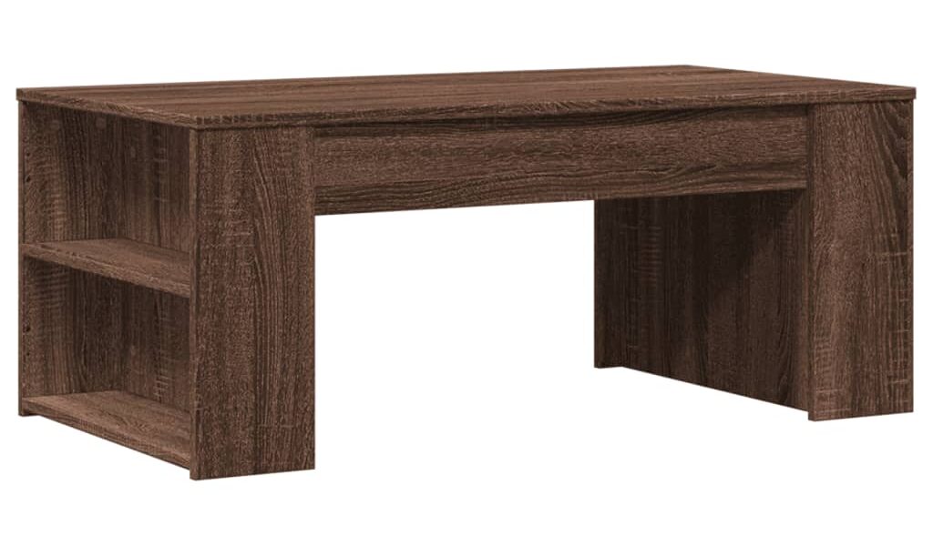 vidaXL Konferenčný stolík hnedý dub 105x55x42 cm kompozitné drevo