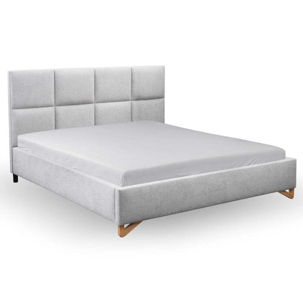 Čalúnená posteľ Avesta 180×200, sivá, bez matraca