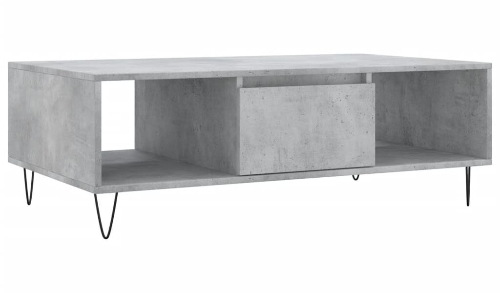 vidaXL Konferenčný stolík betónovo sivý 104x60x35 cm kompozitné drevo