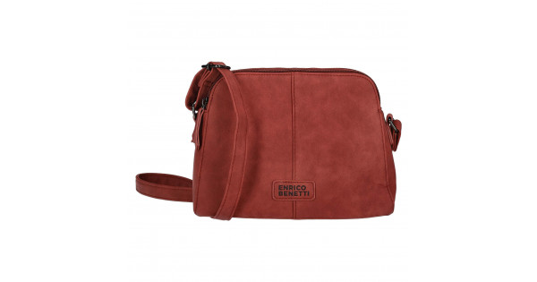 Dámska crossbody kabelka Enrico Benetti Kensi – červená