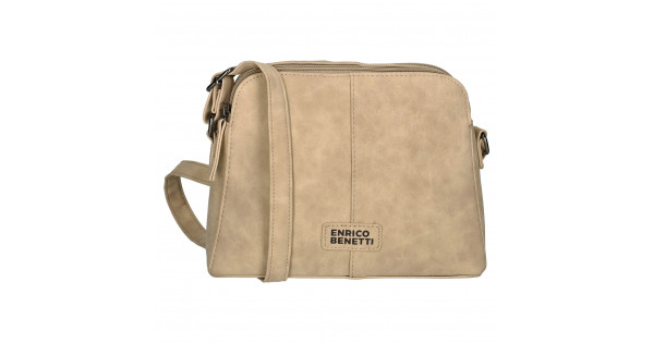 Dámska crossbody kabelka Enrico Benetti Kensi – béžová